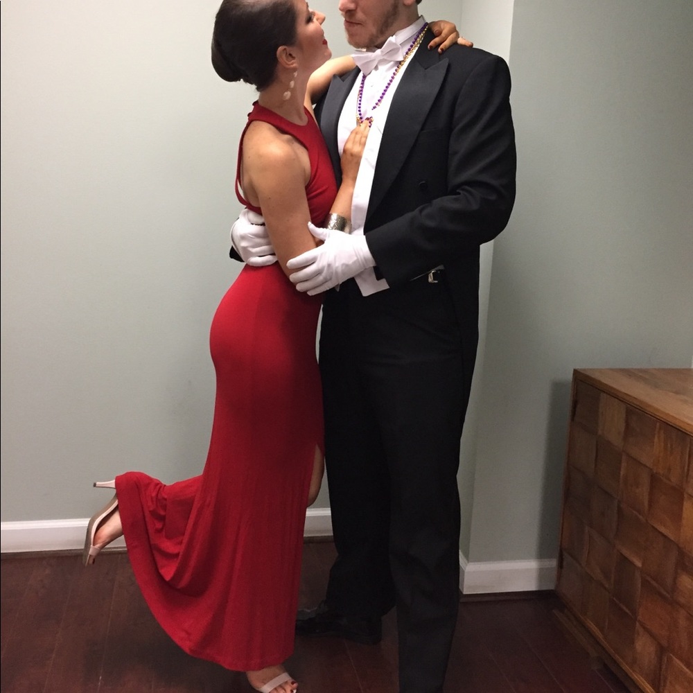 Red Evening Gown